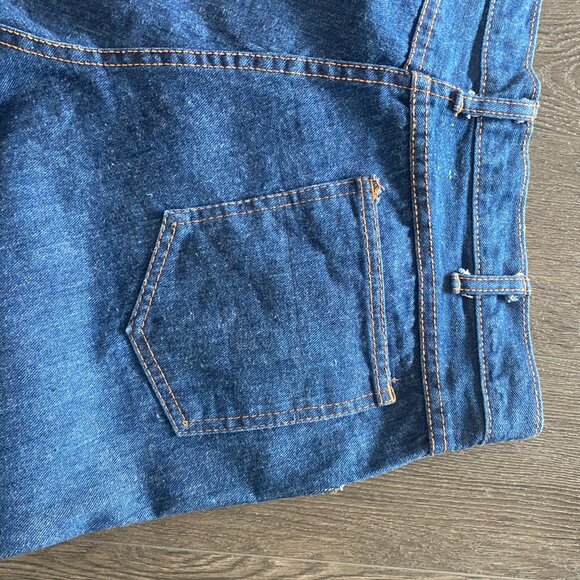 VINTAGE SEARS MEN'S STORE MINI FLARE / BOOTCUT JEANS SIZE 34/33 - Picture 7 of 11